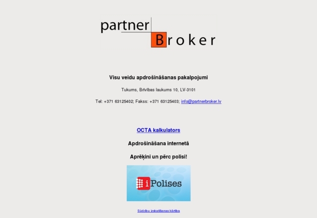 Partner Broker, SIA